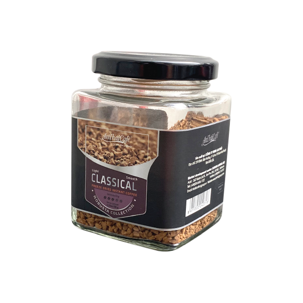 Cà Phê Hoà Tan Robusta Classical nguyên chất rang mộc 100% vị đắng đậm - AnTháiCafé