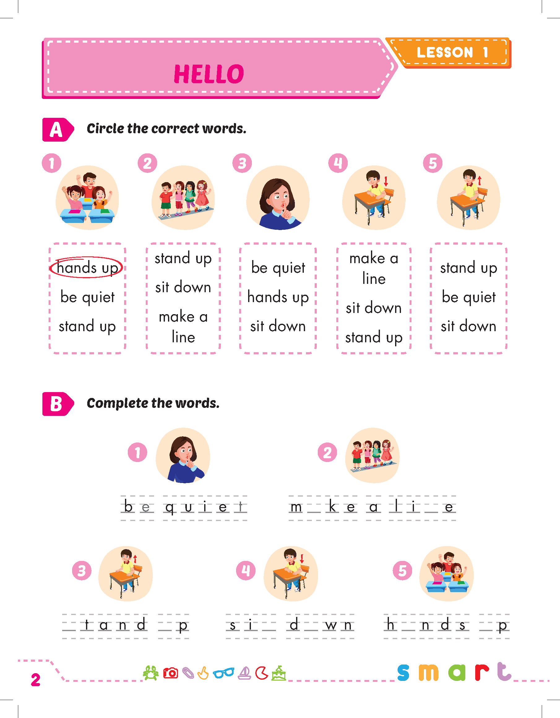 Sách - dtpbooks - i-Learn Smart Start Classware 2 Workbook 3rd Edition