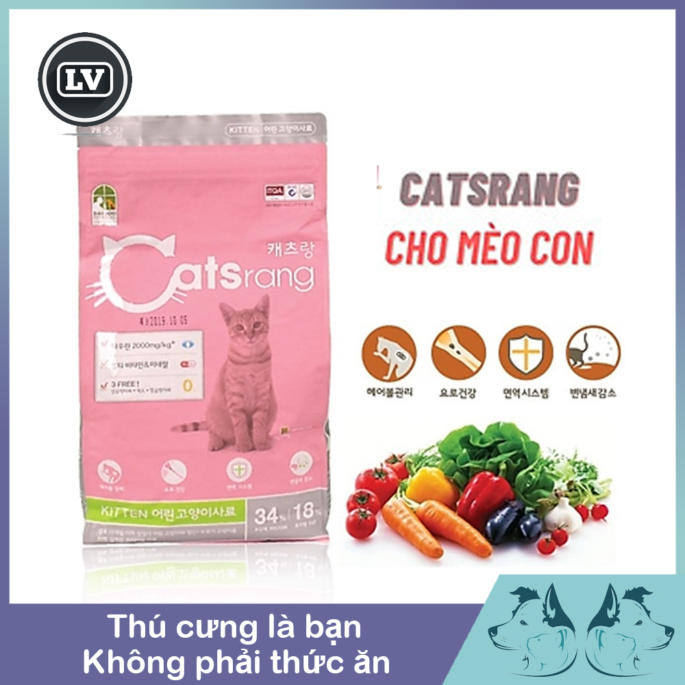 Thức ăn cho mèo con dưới 12 tháng tuổi Catsrang Kitten 400g Nhập khẩu Hàn thumbnail