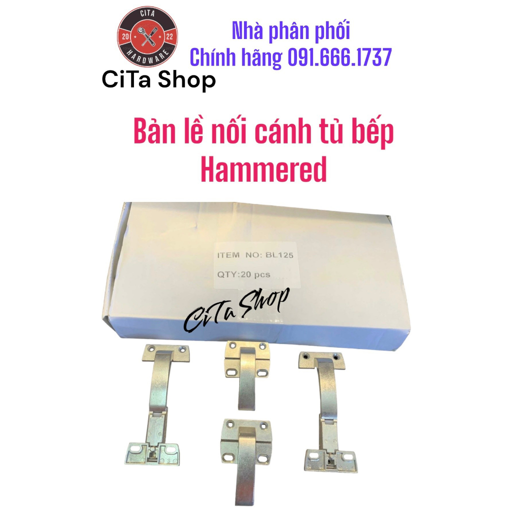 Bản lề nối cánh tủ bếp Hammered BL125