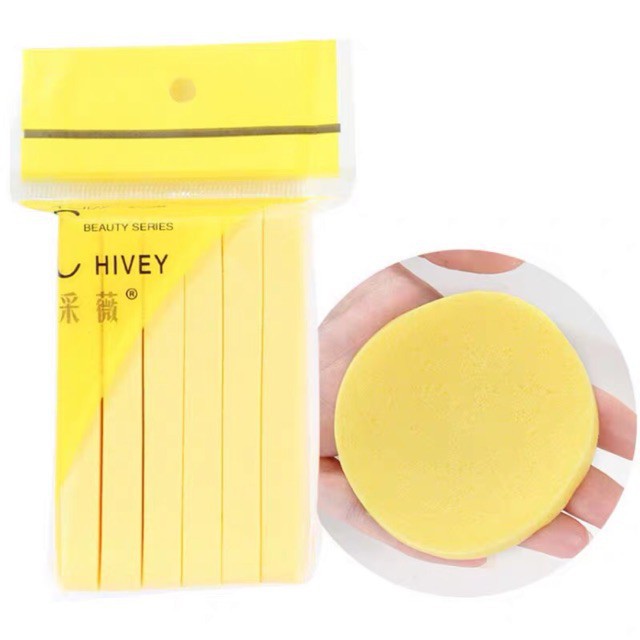 Bọt- (Mút ) Biển Rửa Mặt Chivey-Gói 12 thanh