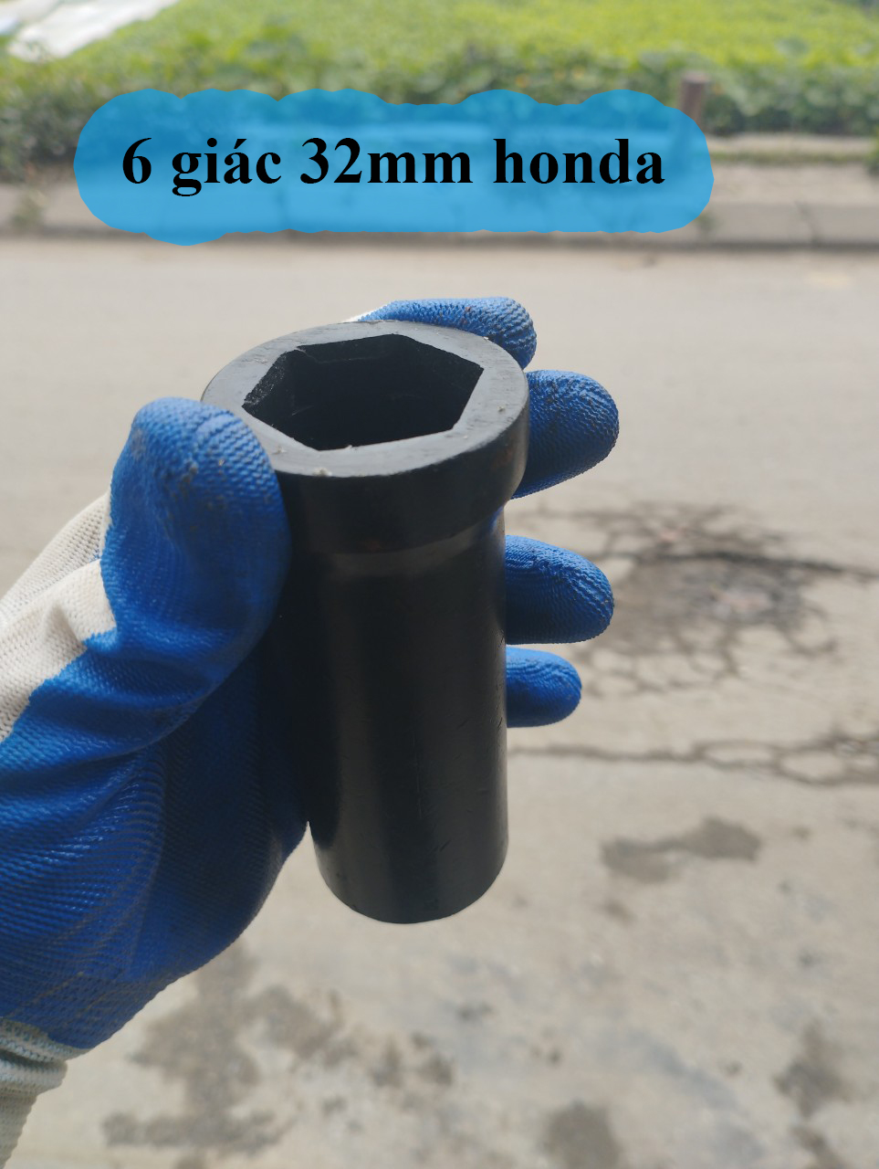 Khẩu bắn cổ phốt 6 giác 32mm honda dream wave tàu xe điện dụng cụ sửa & bảo dưỡng xe máy