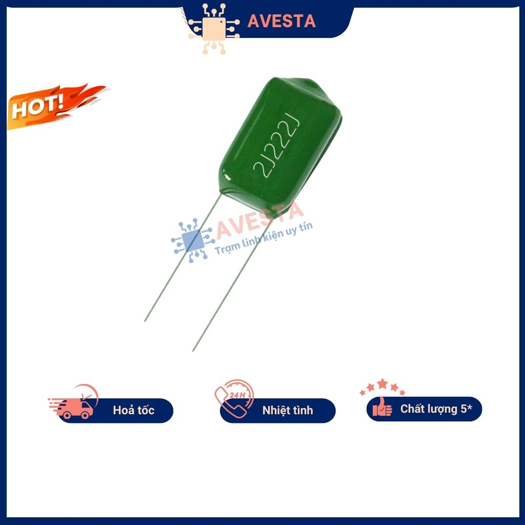 Tụ mica 0.68nF - 220nF 2A 100V ( túi 10 chiếc ) Avesta