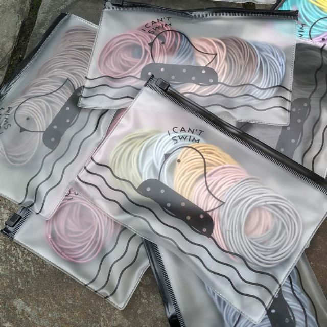 Set 100c chun buộc tóc tặng kèm túi