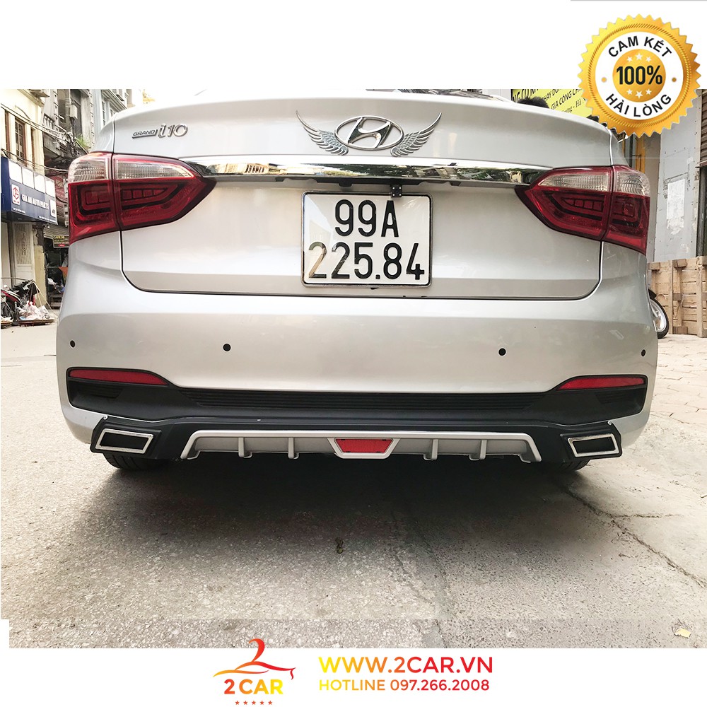 Lip chia pô, lippo, líp pô, ốp pô xe hyundai i10 sedan 2014 - 2015 2016 2017 2018 2019 2020