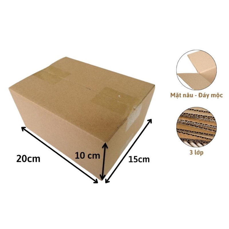 20x15x10 - hộp carton đóng hàng