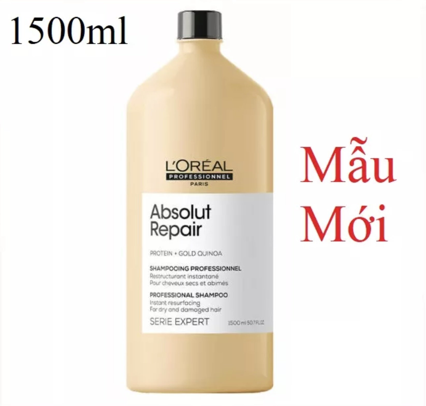 Dầu Gội Loreal Absolute Repair Lipidium 1500ml