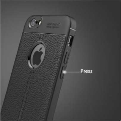 Ốp Lưng Dẻo Đen Chống sốc Autofocus cho iPhone 5/5S