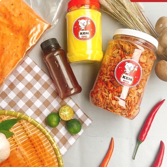 COMBO Bánh Tráng Dẻo Tôm Hành Phi Kèm Bơ