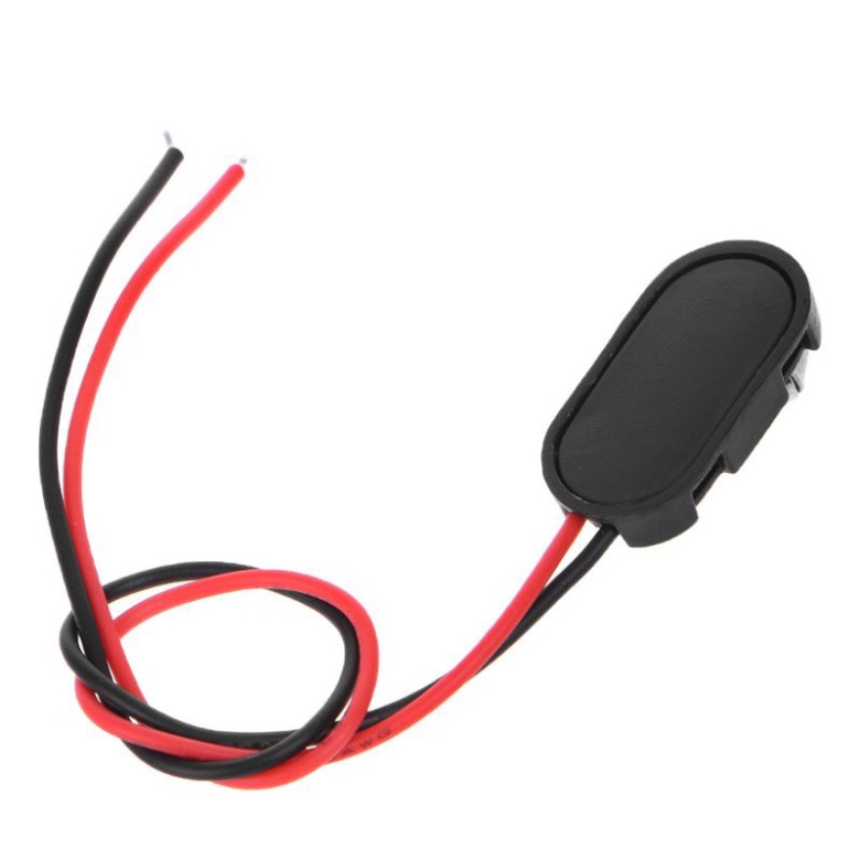 Đầu Kẹp Nối Pin PP3 9V 150mm Màu Đen Đỏ