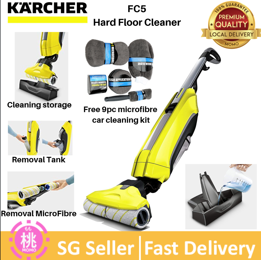 journalist begin Surichinmoi Karcher FC5 Hard Floor Cleaner , Vacuum cleaner ( FREE 9pc Microfibre Car  Cleaning Kit ) | Lazada Singapore