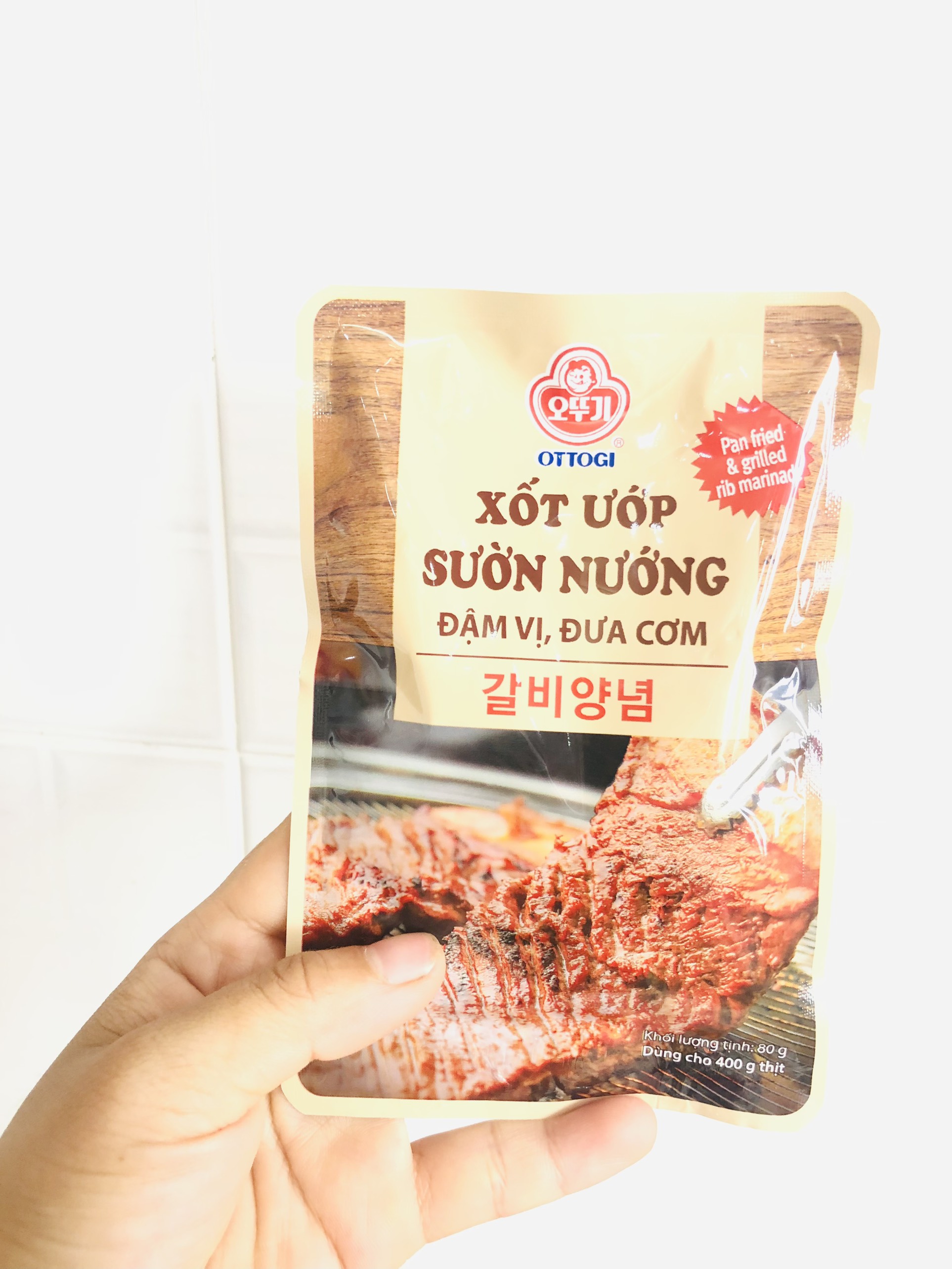 80g xốt ướp sườn nướng ottogi