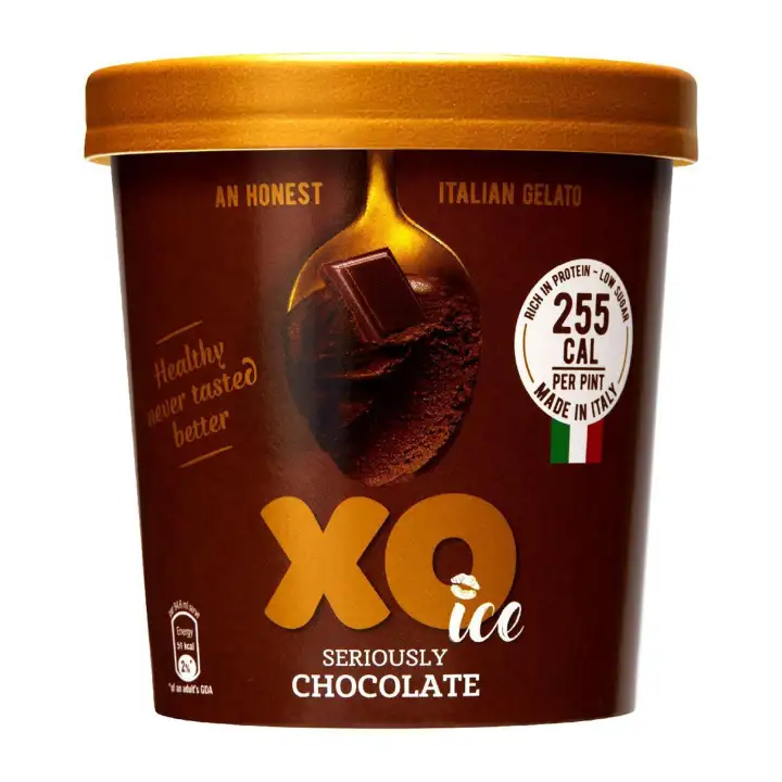 XO Ice Seriously Chocolate Low Calorie High Protein Chocolate Gelato - Frozen