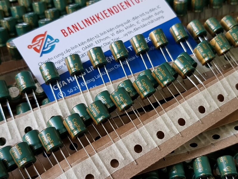 [Combo 20 chiếc] Tụ hóa 470uF 10V kích thước 8x9mm
