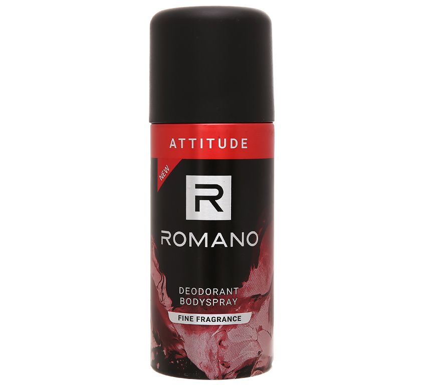 Xịt khử mùi toàn thân Romano 150ml