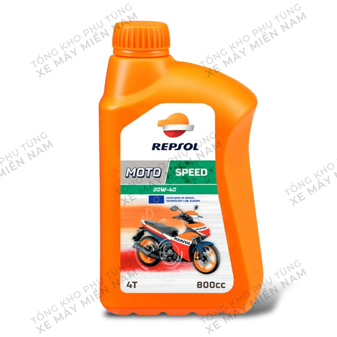 Nhớt Repsol 20W40 Moto Speed 4T 800ml [CHÍNH HÃNG]