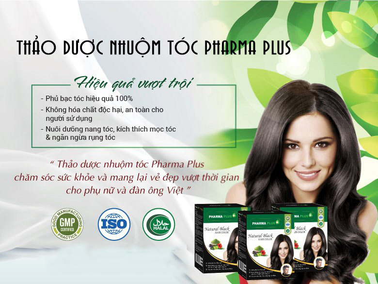Nhuộm tóc thảo dược Pharma Plus
