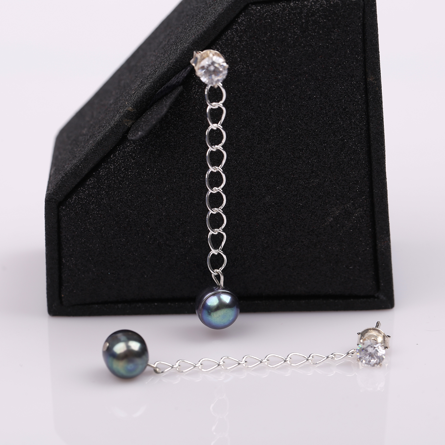 Hoa tai ngọc Trai dáng dài thương hiệu Opal