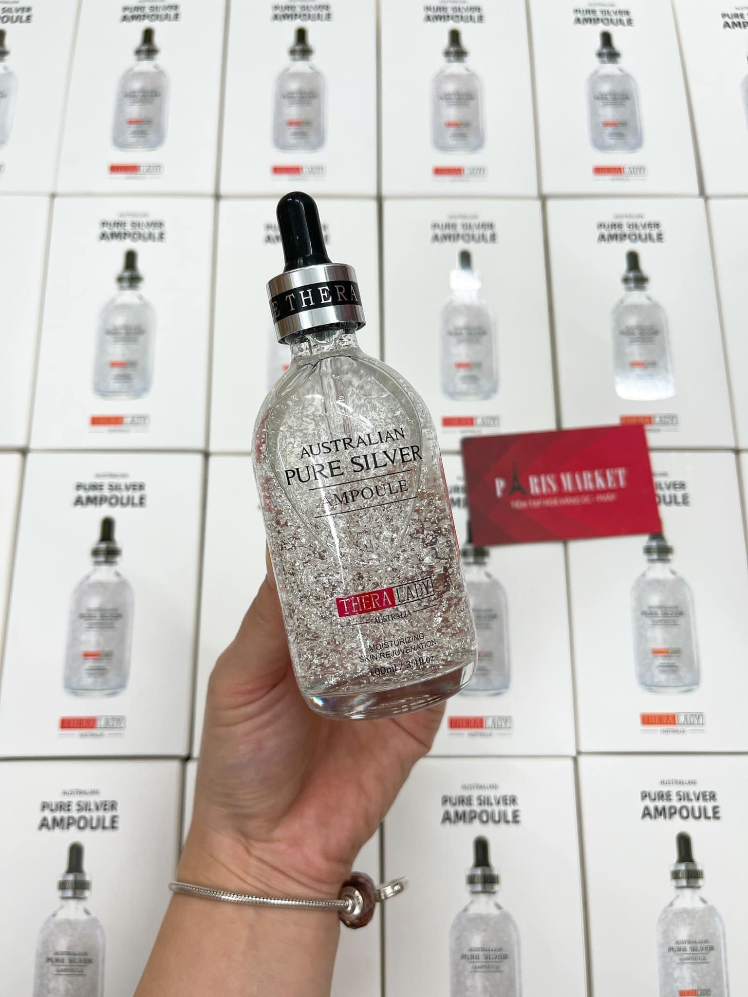 SERUM BẠC ÚC- Australian Pure Silver Ampoule Theralady 100ml ( Hàng Úc đi air)