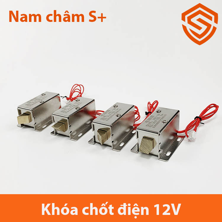 Khóa cửa nam châm điện 12V (chốt điện)