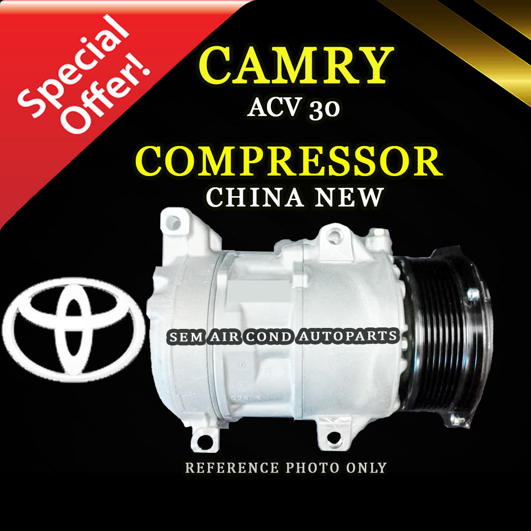 TOYOTA CAMRY ACV30 2002-2005 YEAR OEM CHINA NEW COMPRESSOR/ KOMPRESSOR ...