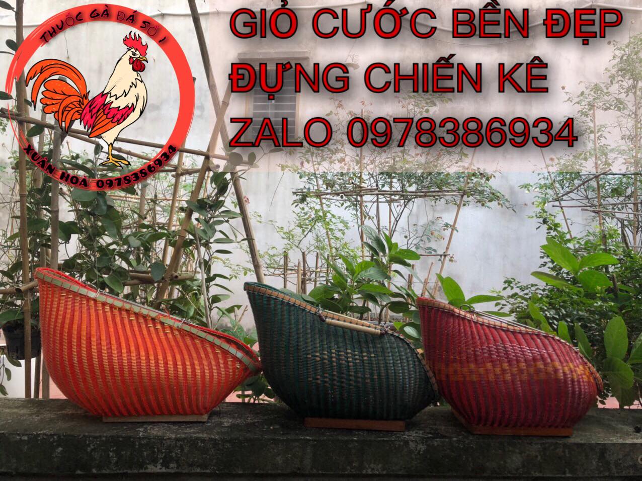 Giỏ đựng gà đá, sách gà đi sách tiền về