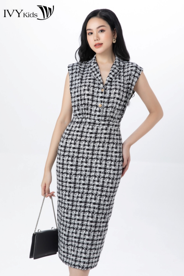 Đầm lụa ôm không tay IVY moda MS 41M7439