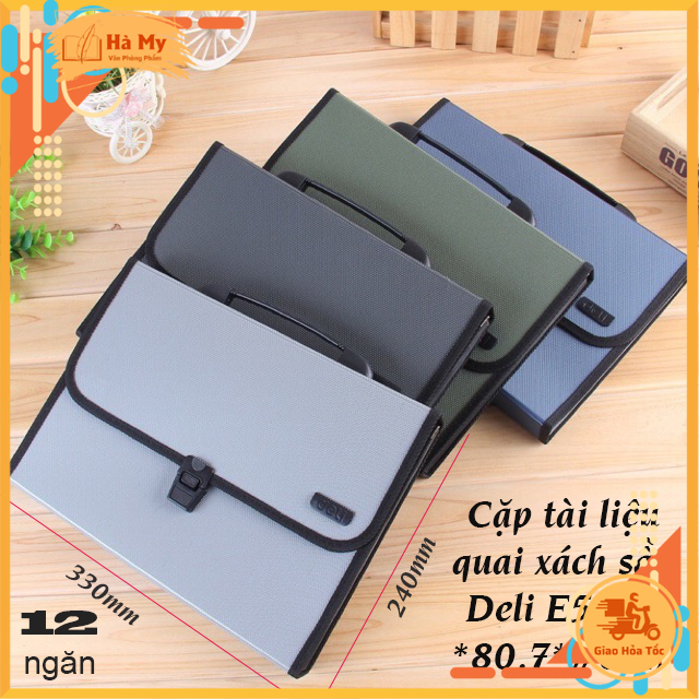 Cặp tài liệu A4 13 Ngăn DELI - E5556