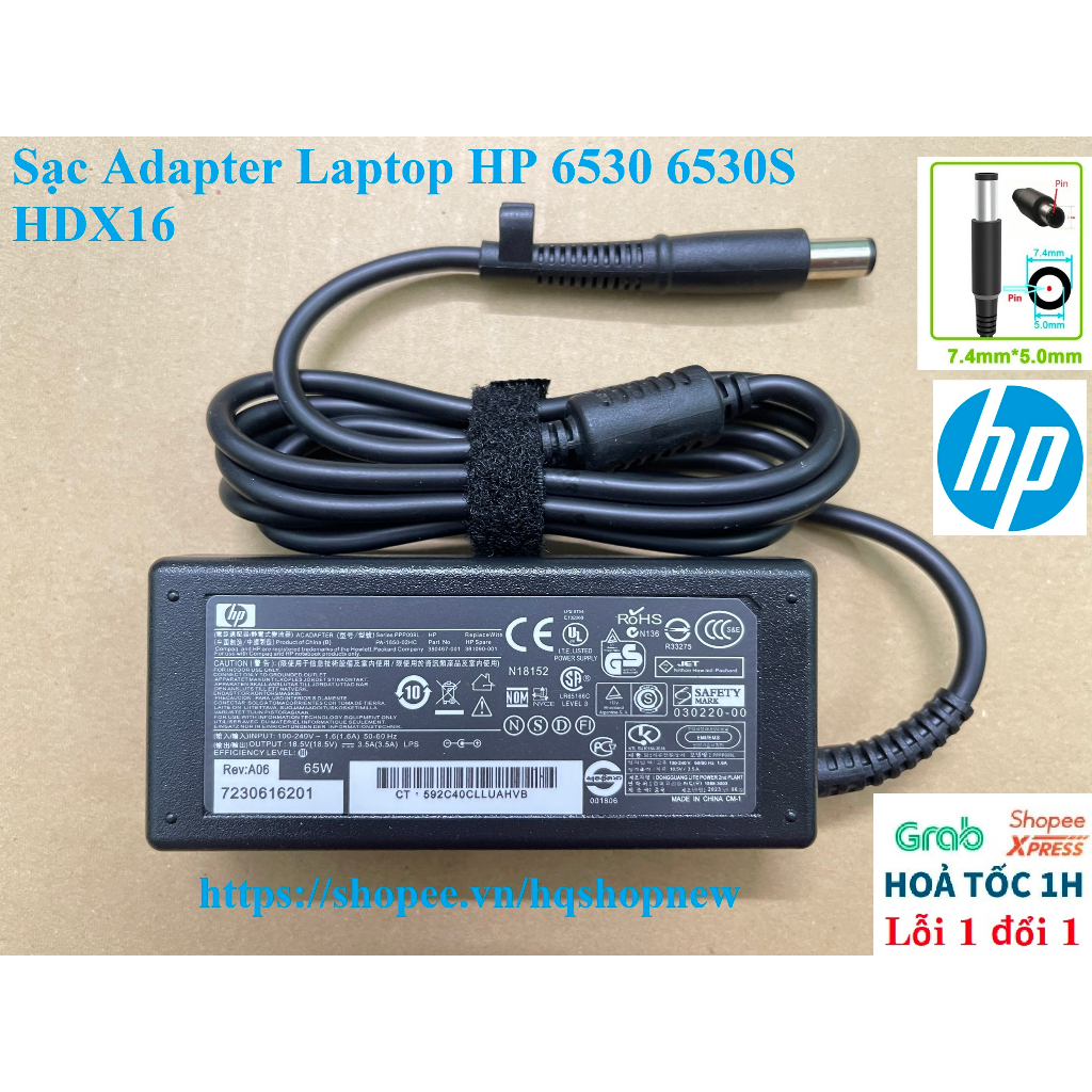 ️[Sạc zin] Sạc Adapter Laptop HP 6530 6530S HDX16
