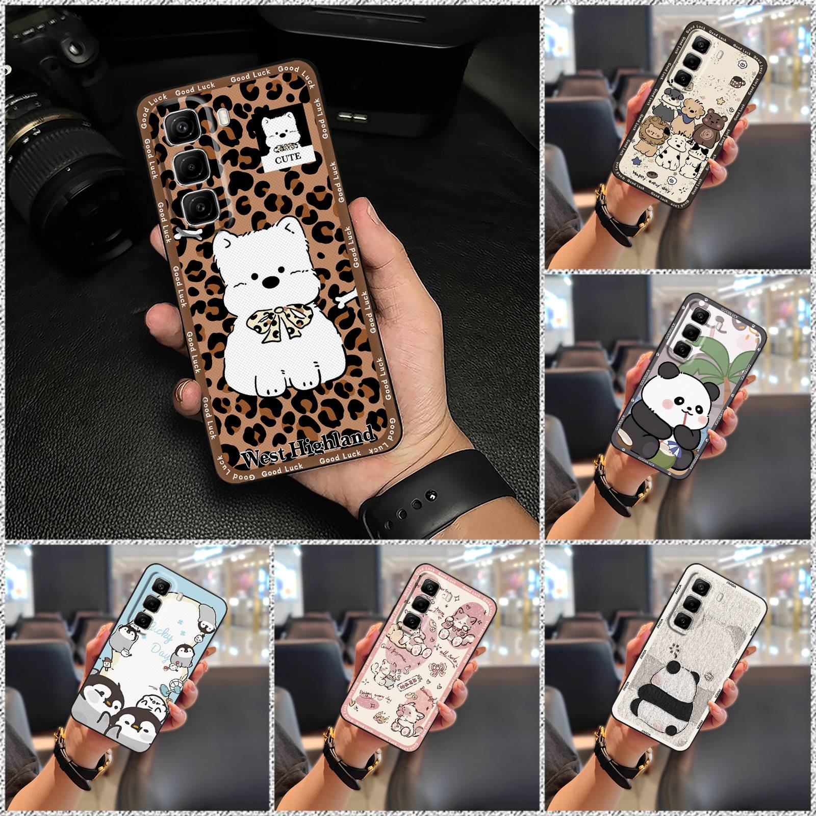 Soft%20case%20Cartoon%20Phone%20Case%20For%20infinix%20Hot50%20Pro+/X6880%20Silicone%20Back%20Cover%20Protective%20Shockproof%20Anti-knock%20TPU%20Cute%20-%20Image%207