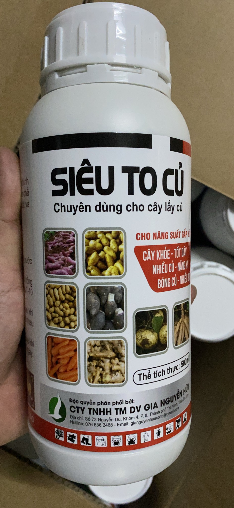 Phân bón siêu to củ (chai 500ml)
