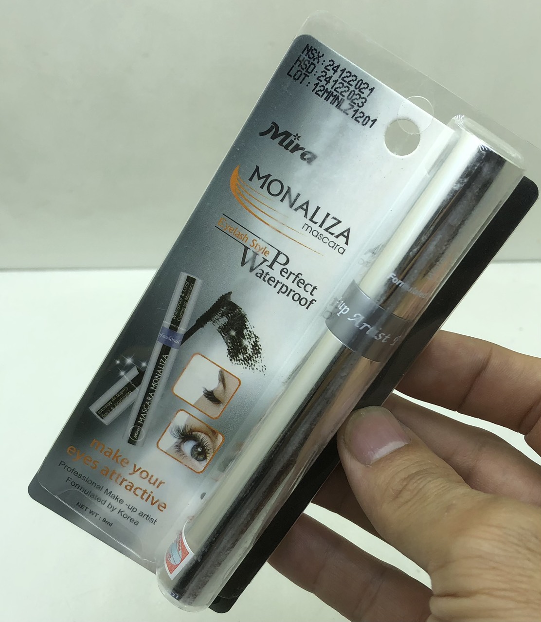 Mascara Mira Monaliza Không Lem Hàn Quốc 9ml