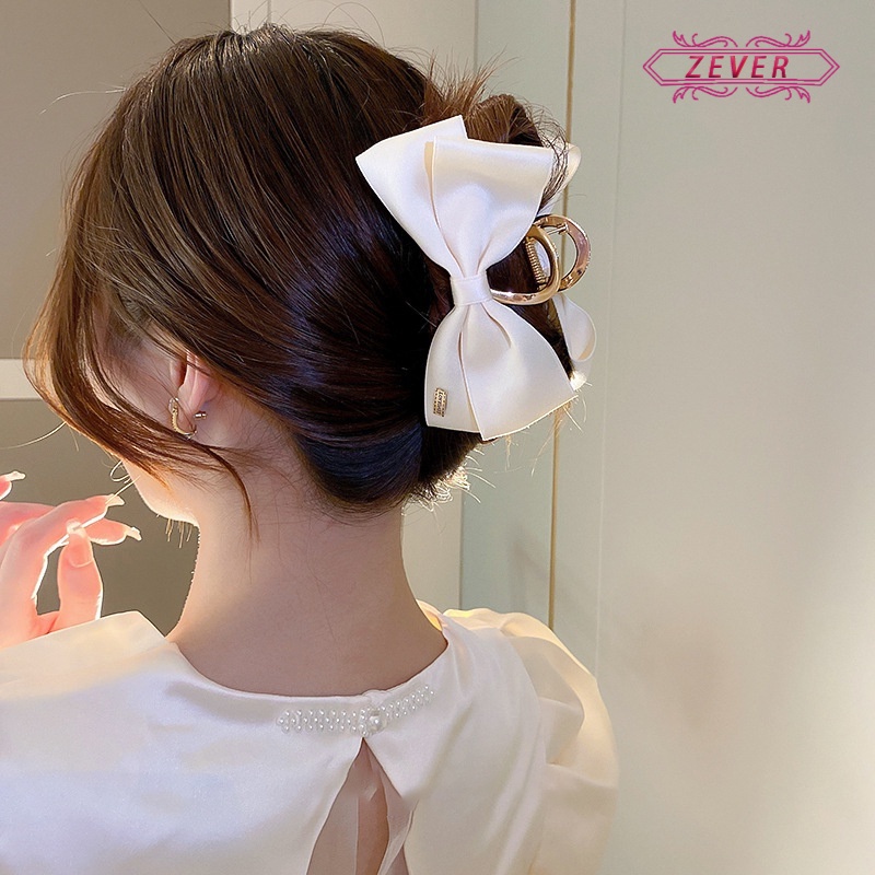 Kẹp Tóc Nơ Cỡ Lớn Thời Trang Hàn Quốc Cho Nữ