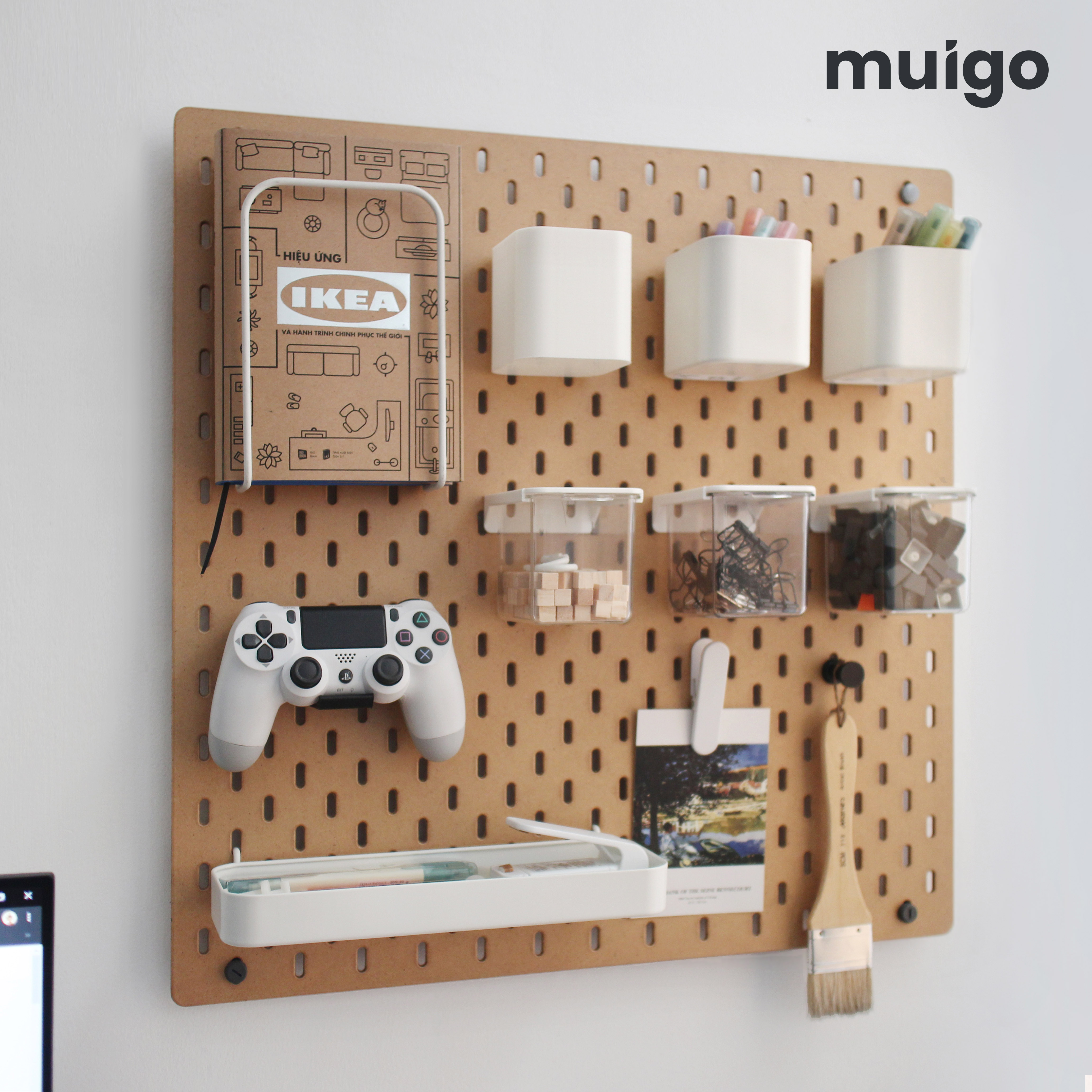 Cốc đựng phụ kiện bảng cài Pegboard