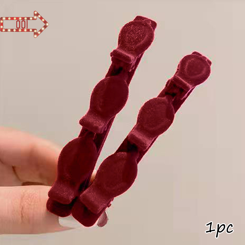 OOI Đổ xô bangs Clip tóc mũ nón Duckbill tóc móng vuốt barrettes Vintage tóc Clip hairgrip bện thời trang kẹp tóc Phụ kiện tóc mũ nón