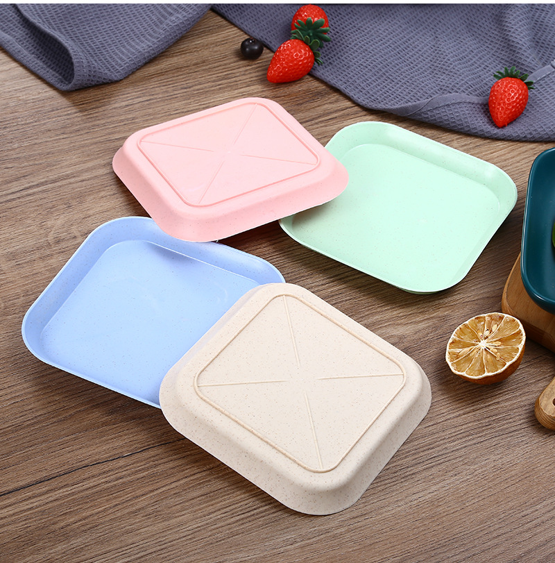 [FREESHIP] Đĩa Khay Đựng Gia Vị Đựng Nước Mắm Chấm Đồ Ăn Màu Lúa Mạch