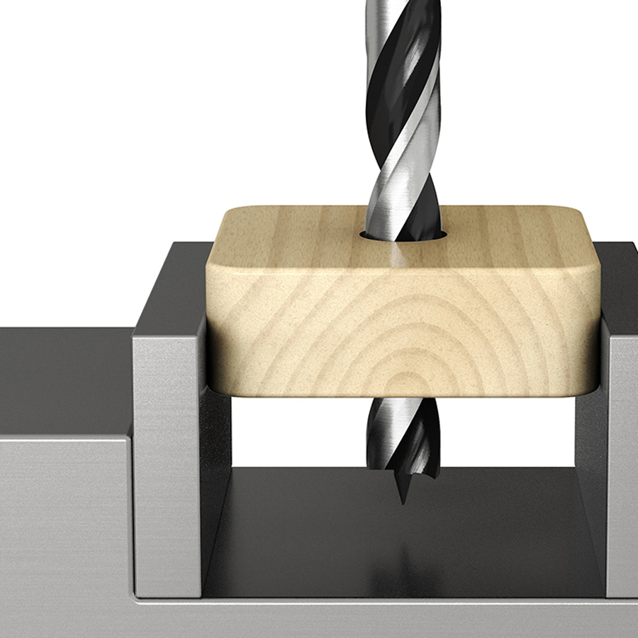 Three-Pointed Woodworking Straight Handle Twist Bit Hardwood Wood Board Bench Hand Electric Three-Point Positioning Drilling. 