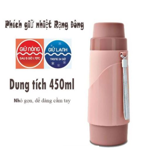 Phích giữ nhiệt rạng đông 450ml.