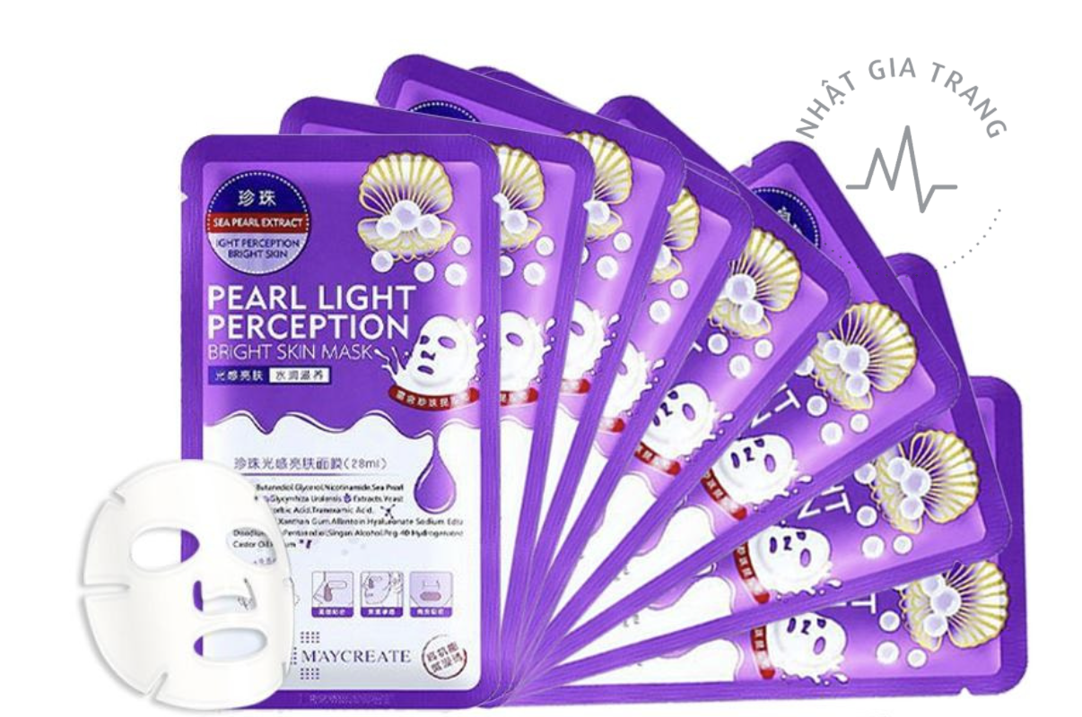 Mặt nạ HA Maycreate Mask giấy dưỡng ẩm trắng sáng da 28ml