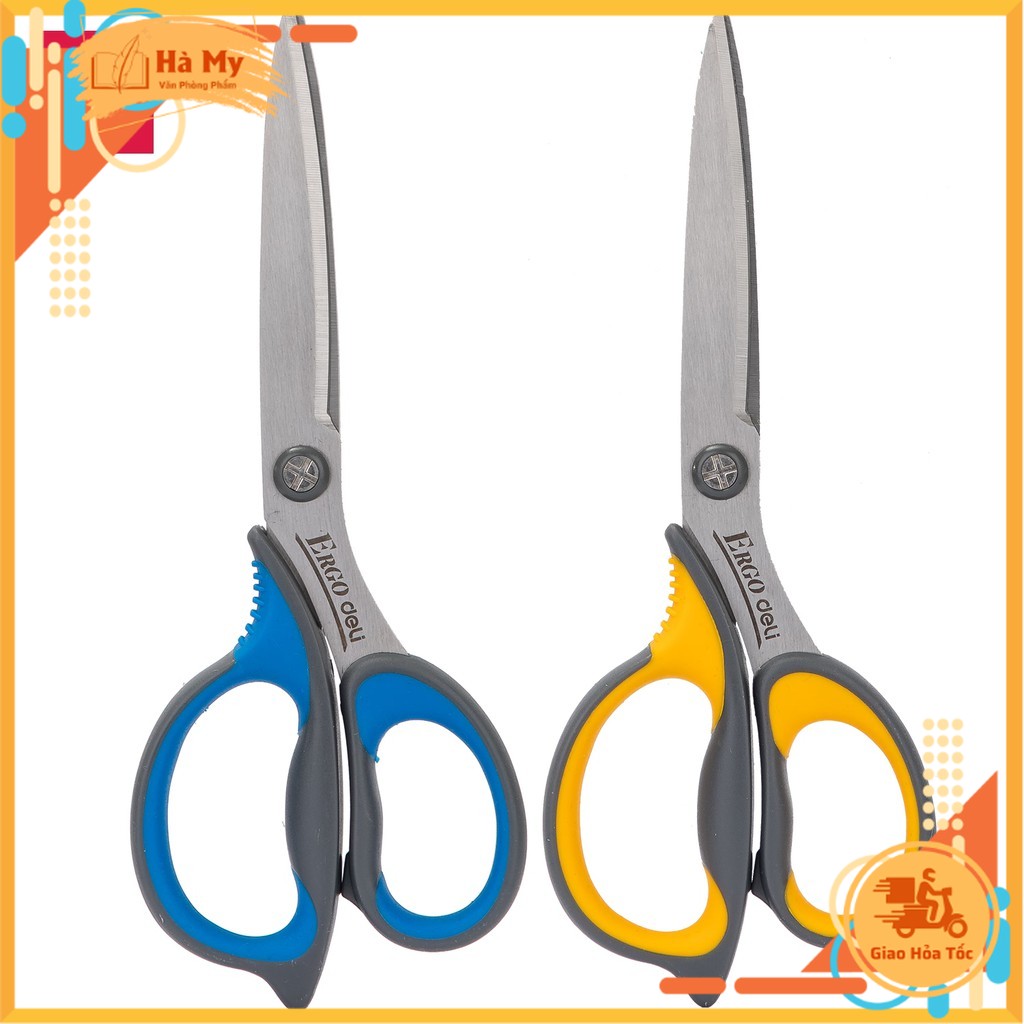 (1 Cây) Kéo văn phòng 210mm DELI E77760