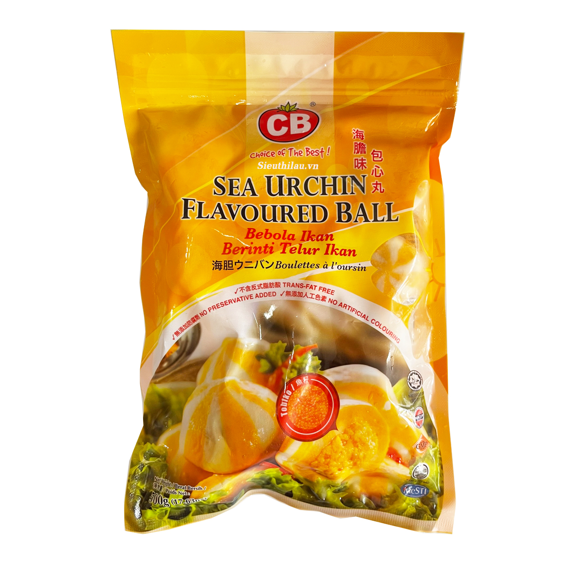 [Samy Food] [SHIP 2H HCM] Bánh Bao Trứng Cá Nhím CB Malaysia