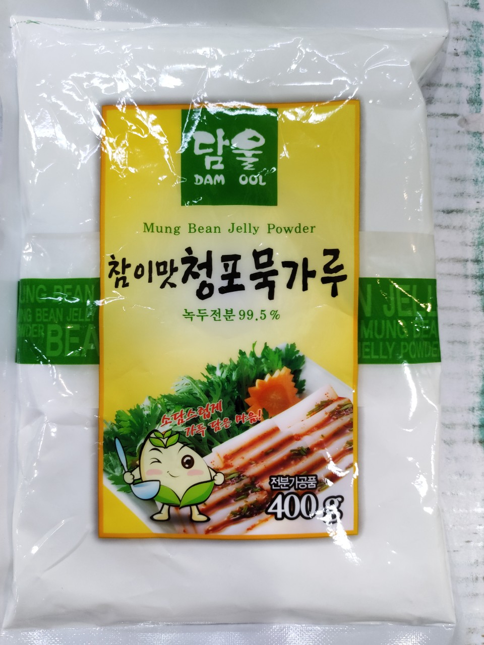 BỘT THẠCH ĐẬU XANH HÀN QUỐC 400G - 청포묵가루