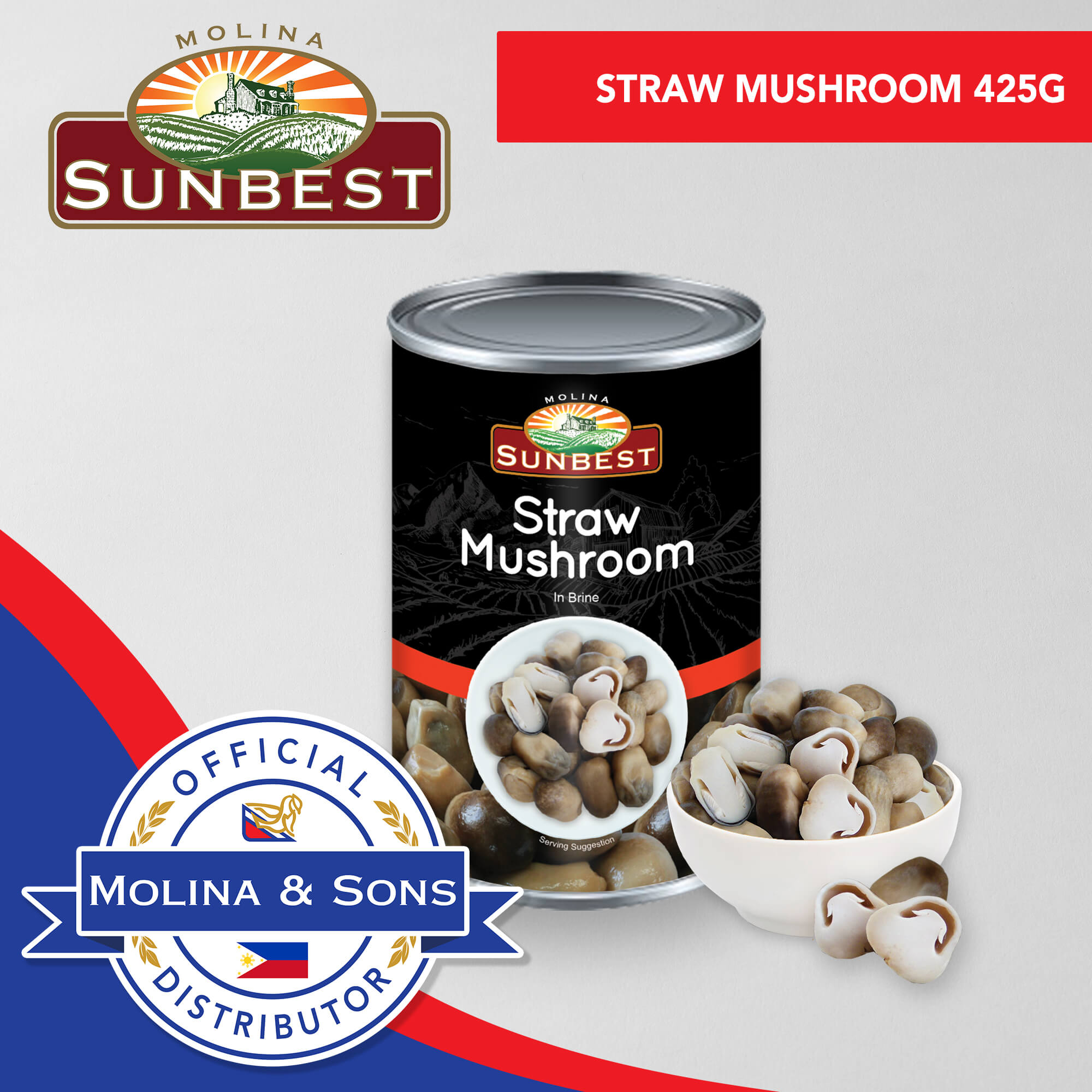 Osha Straw Mushroom Unpeeled 425g – Everspring Health Food