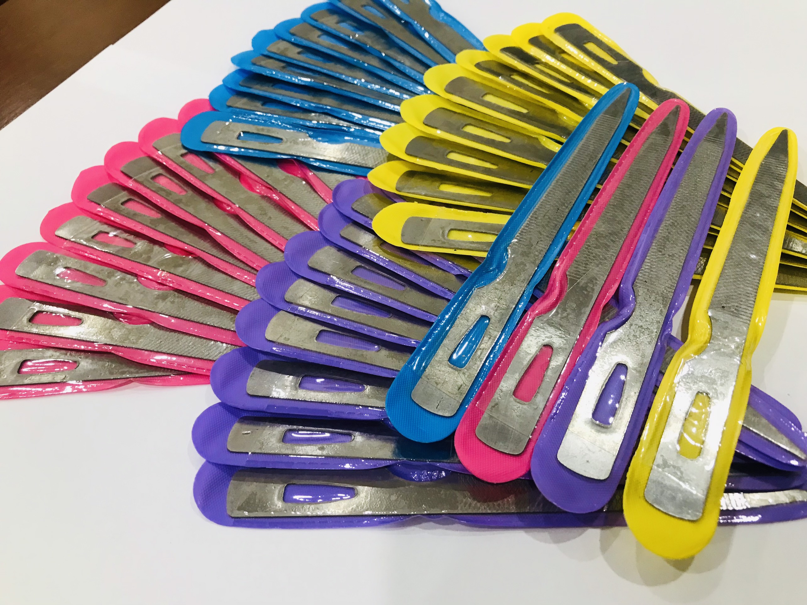 Set 10cây Dũa móng tay thép,cây lấy khóe móng (hình thật,12.5cm)