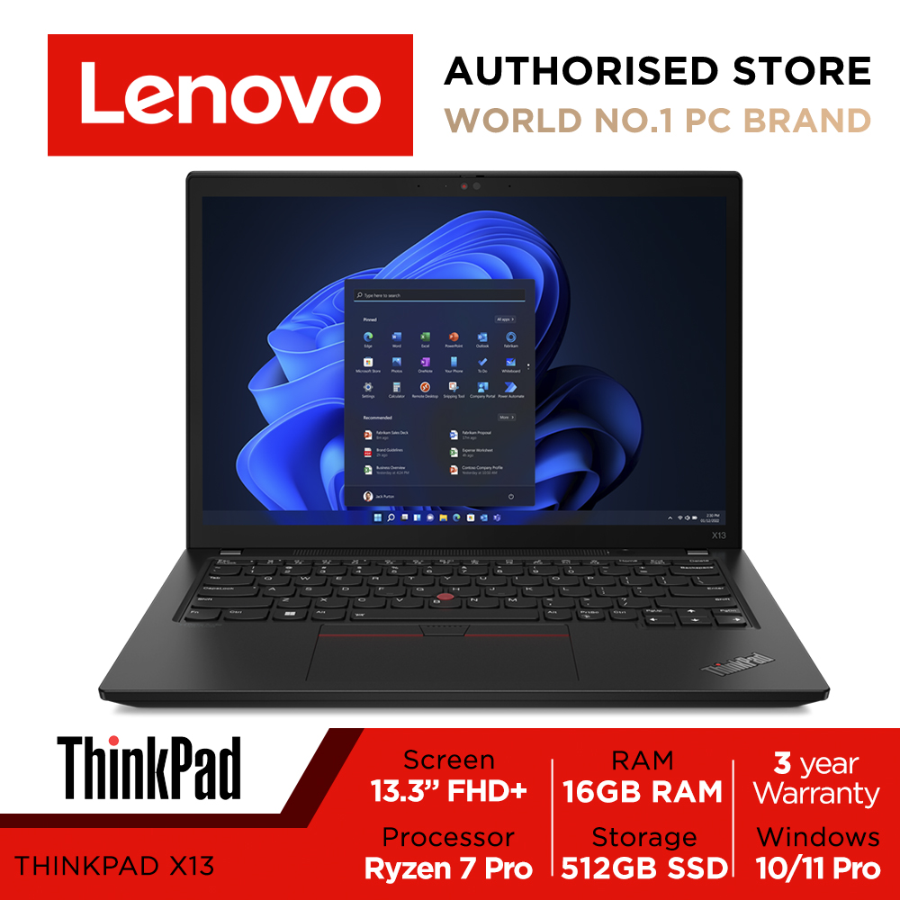 Free 3Y Onsite] Lenovo ThinkPad X13 Gen 3 | 21CMS00V00 