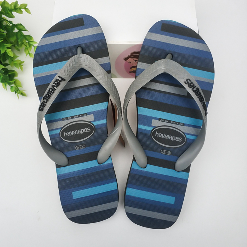 Havaianas Havana Flip-Flops ฤดูร้อนริมทะเลผู้ชายคลิปบนป้องกันการลื่น ...