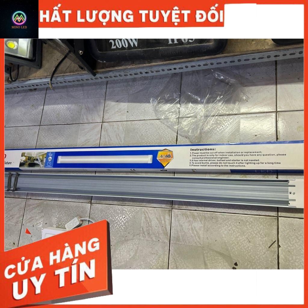 Đèn led bán nguyệt, bóng tuýp led 1m2 công suất 40W 60W ánh sáng trắng và vàng