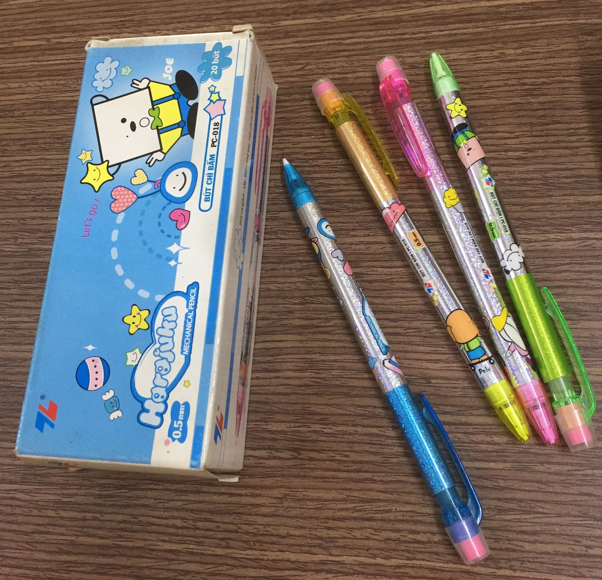 Bút chì bấm Thiên Long Harajuku PC-018 0.5mm