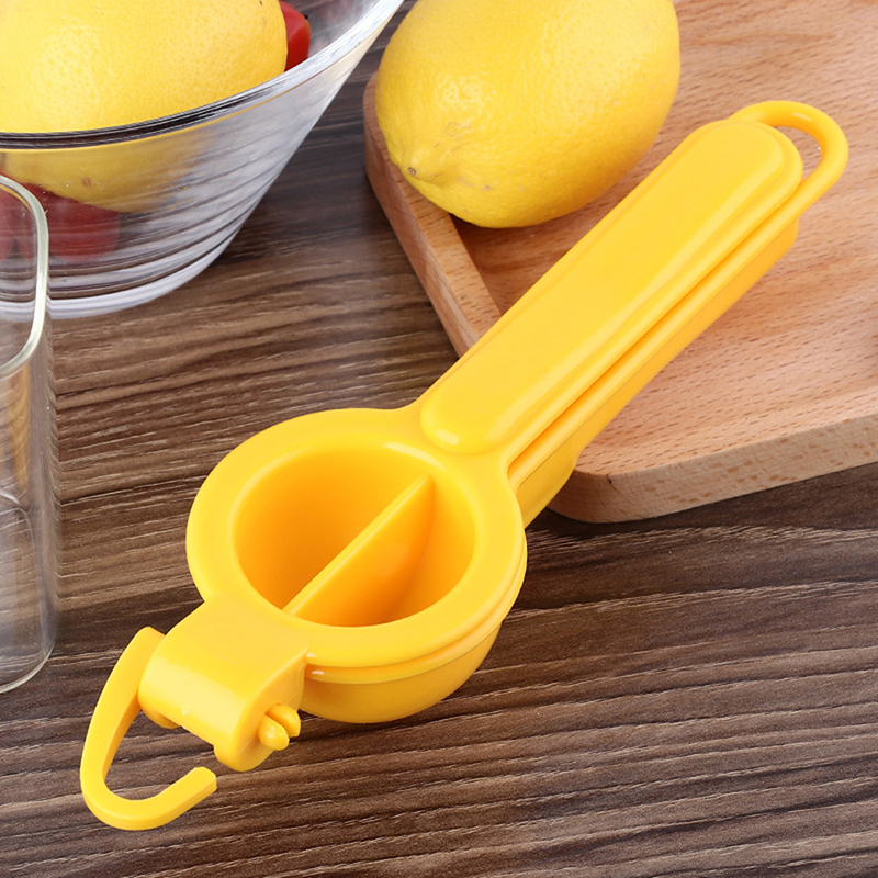 [TM Store]💖[HOT SALE]🎈🎈 1Pc Plastic Lemon Clip Kitchen Thickening Manual Fruit Juicer Mini Squeezer