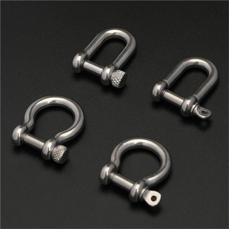 Staples Key Rings 1 Pcs Stainless Steel Staples Carabiner D Bow Shackle Fob Key Ring ...